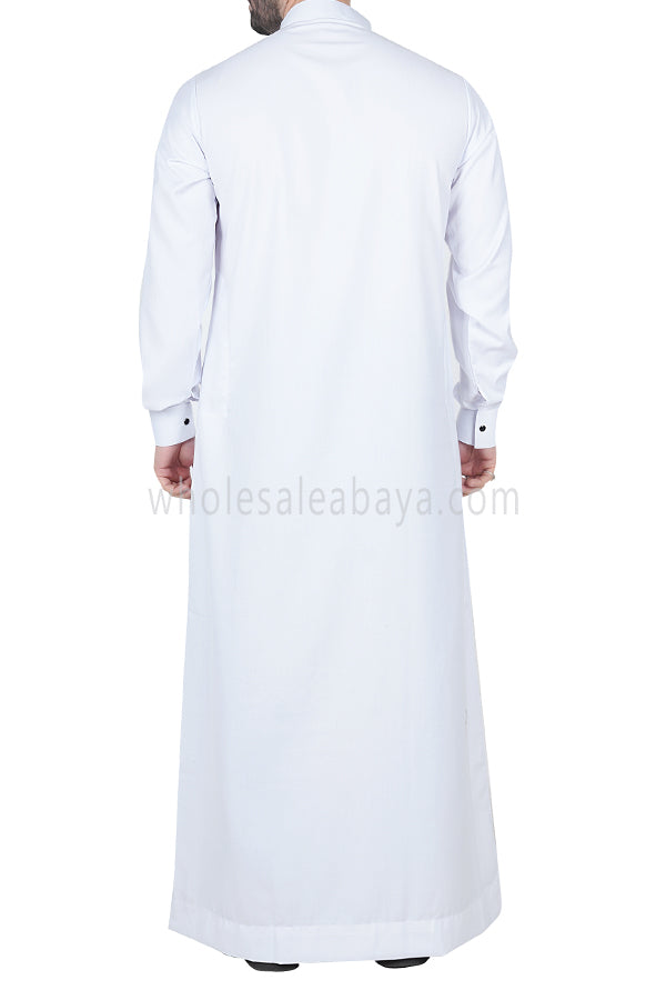 Men's Classic Collar Thoube 90053 MR1 White