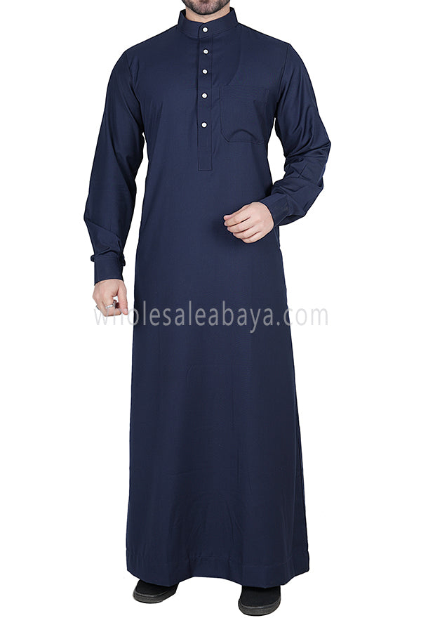 Men's Classic Collar Thoube 90053 MR11 Navy Blue