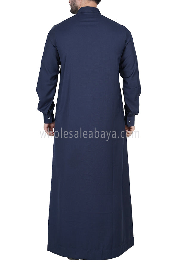 Men's Classic Collar Thoube 90053 MR11 Navy Blue