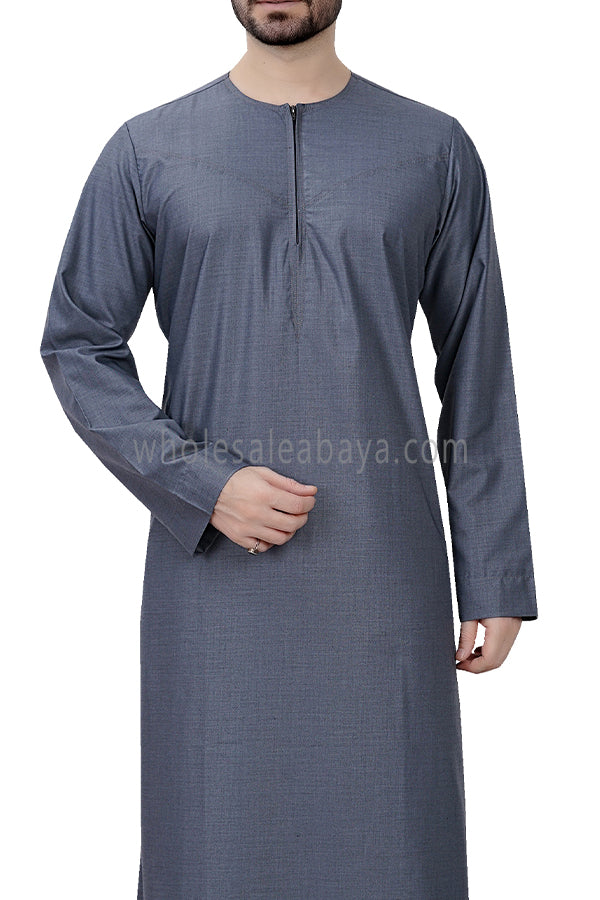 Men's Omani Style Thoube 90008 RL16 Grey
