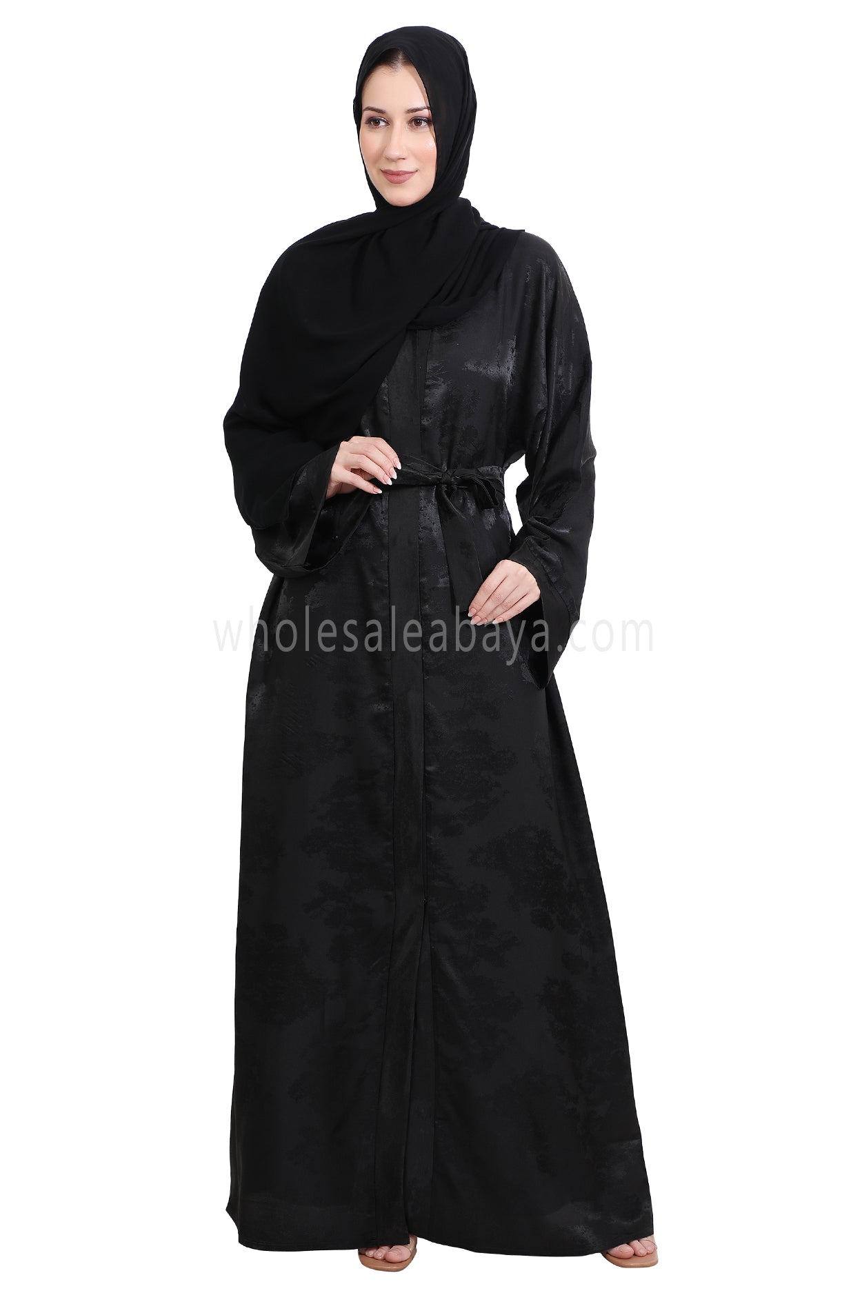 Urban Jacquard Open Abaya