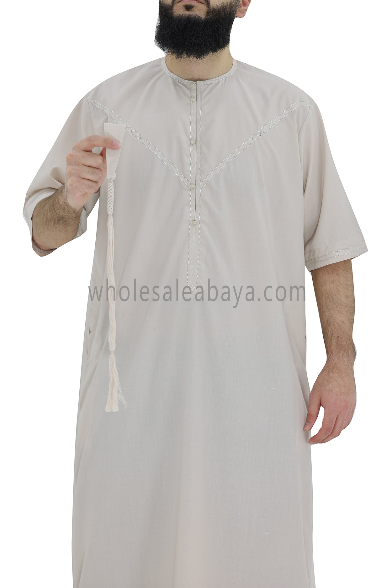 Men's Premium Emirati Thoube Ivory Cream
