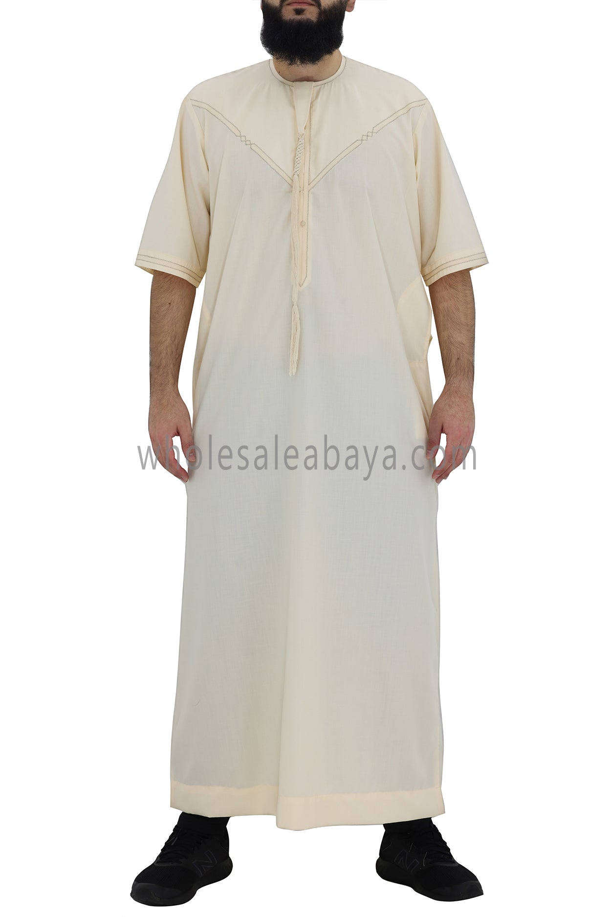 Men's Premium Emirati Thoube Light Cream