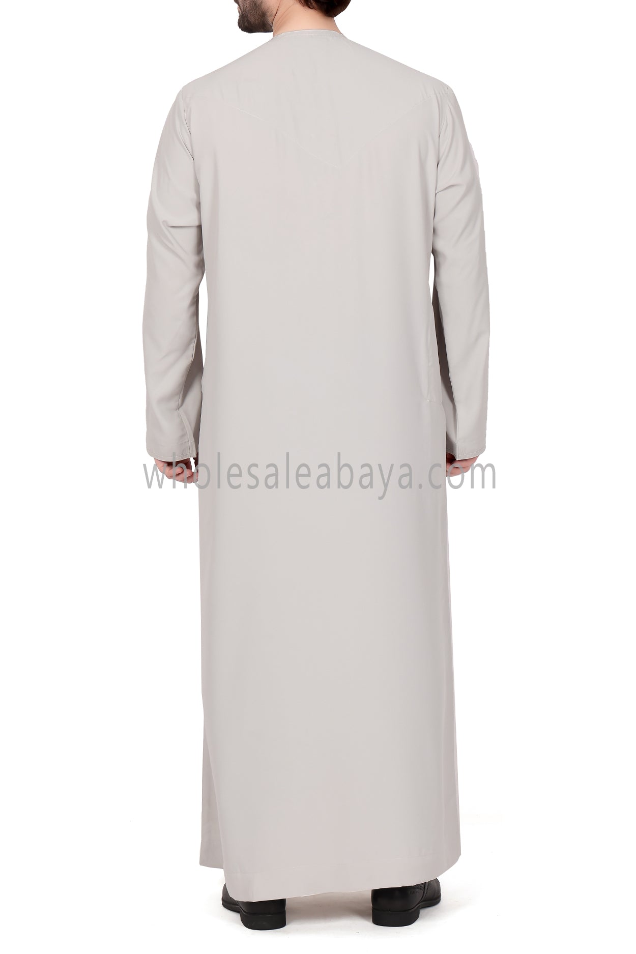 Men's Premium Emirati Thoube With Buttons & Tassel Ecru
