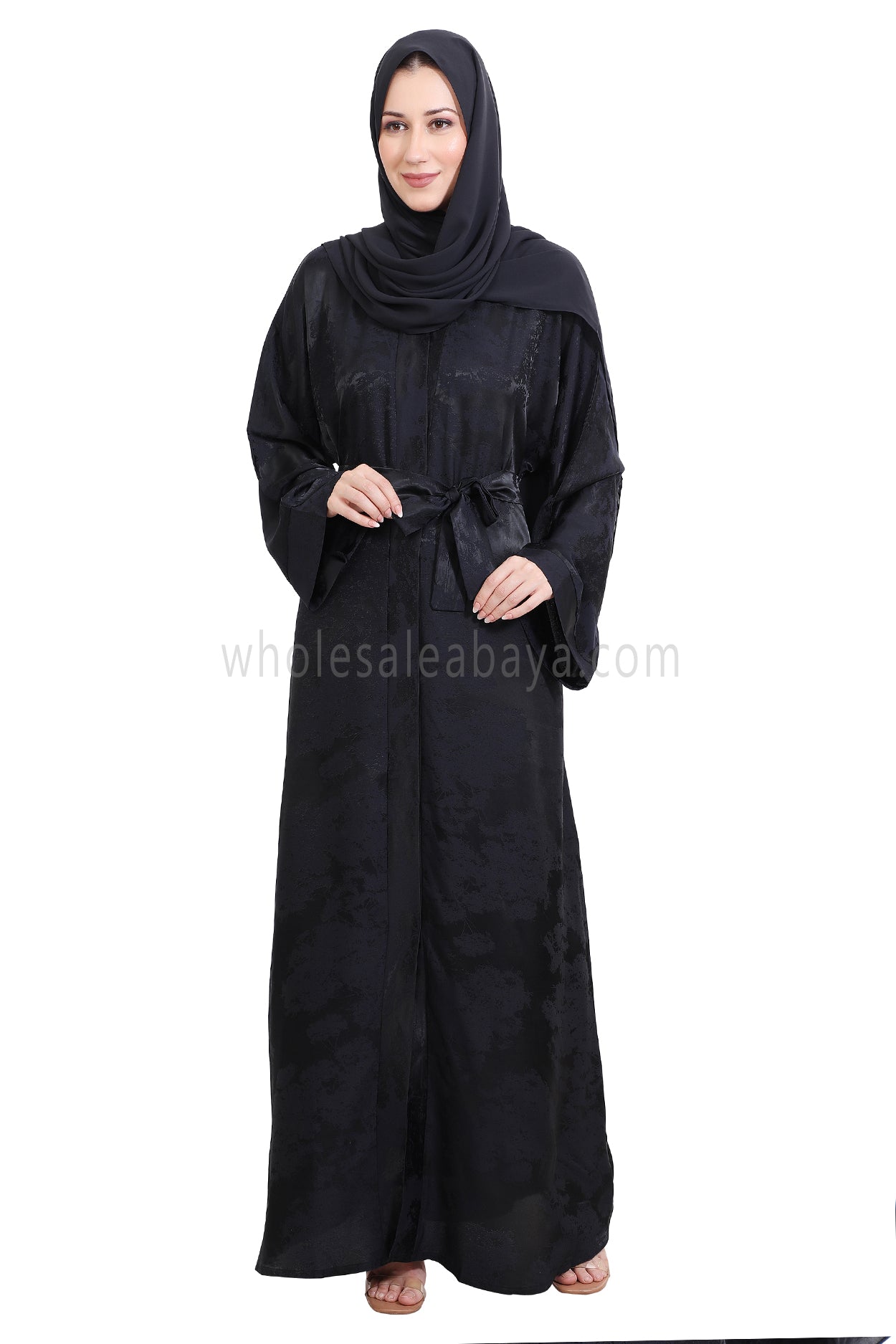 Urban Jacquard Open Abaya