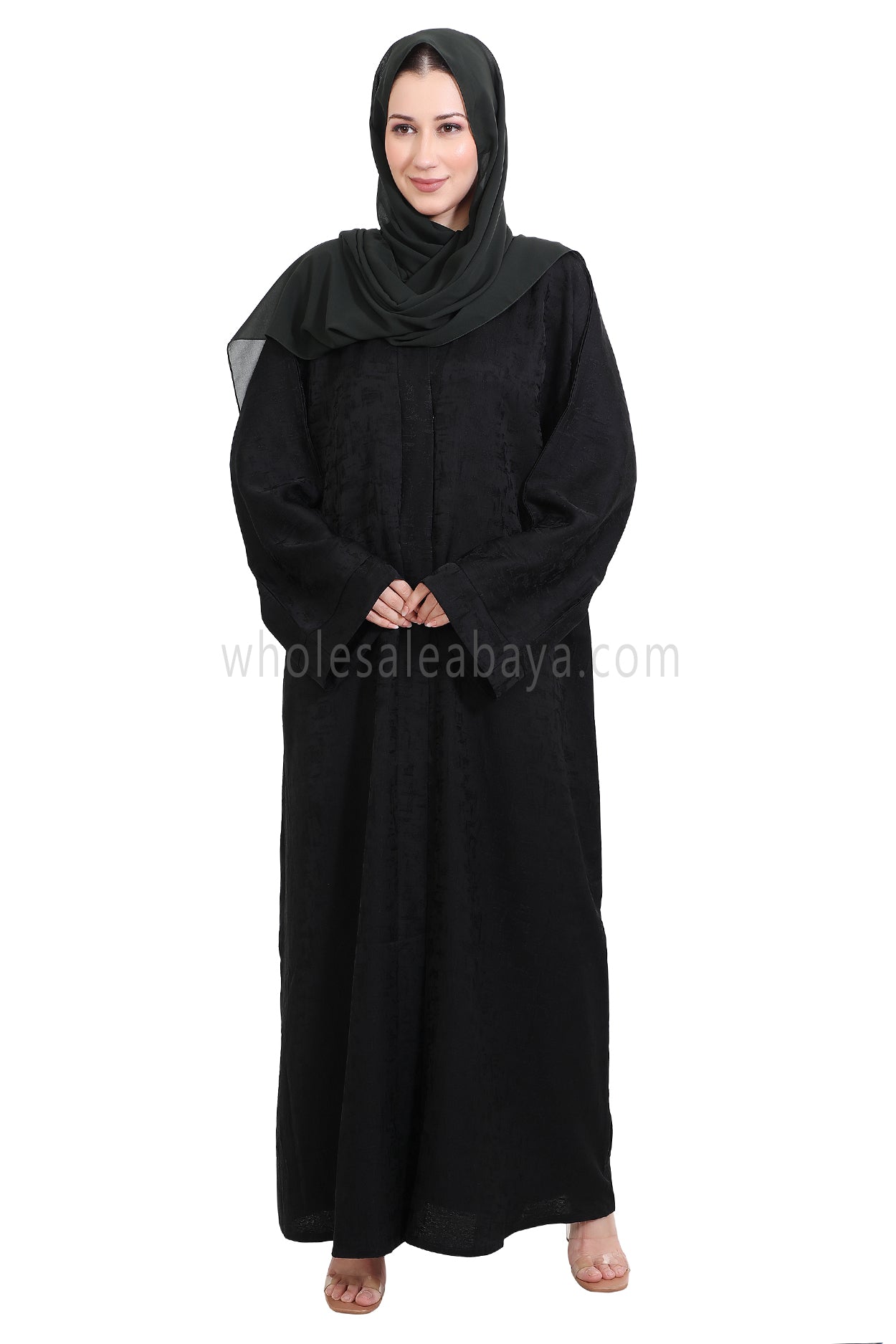 Jacquard Open Abaya