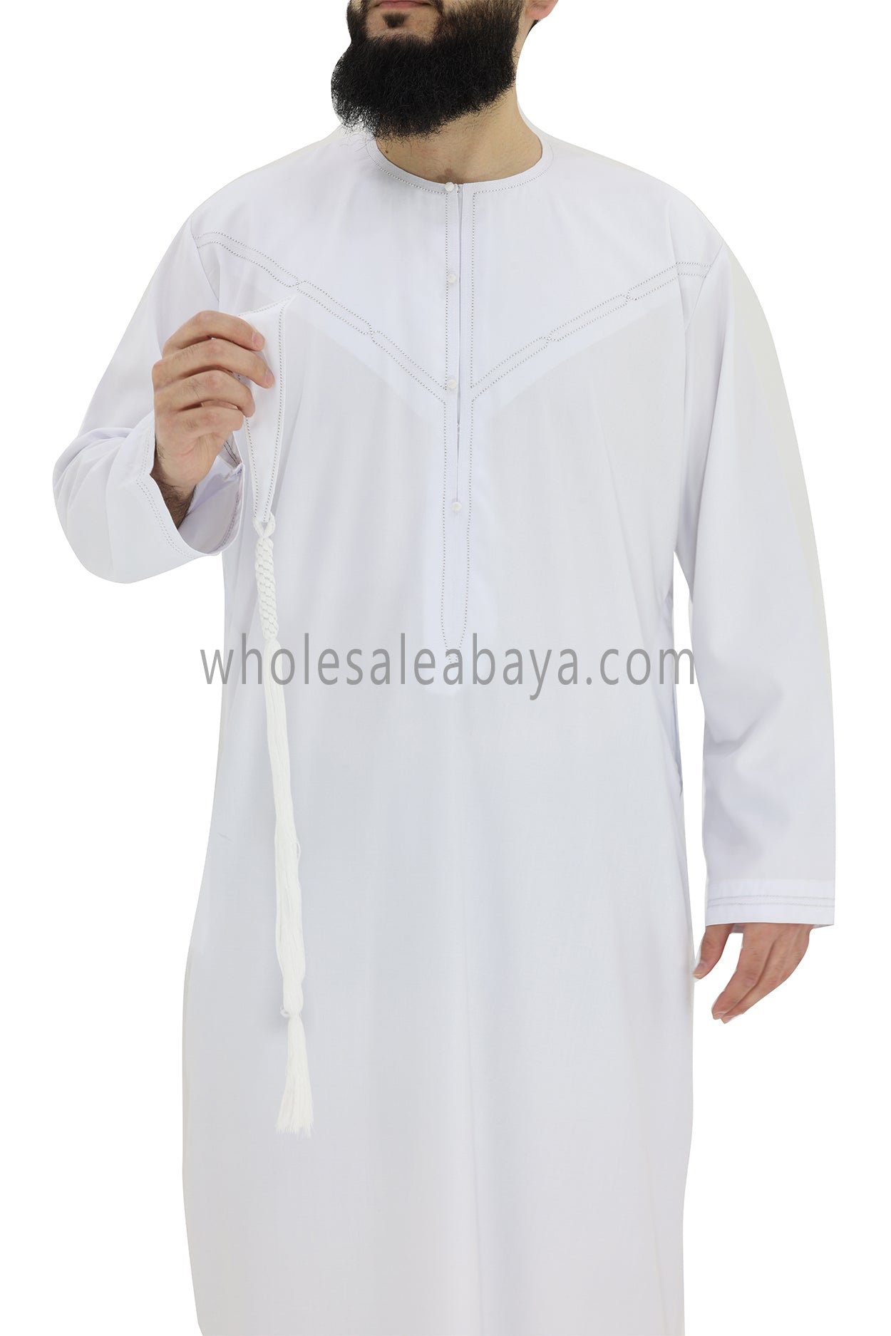 Men's Premium Emirati Thoube White