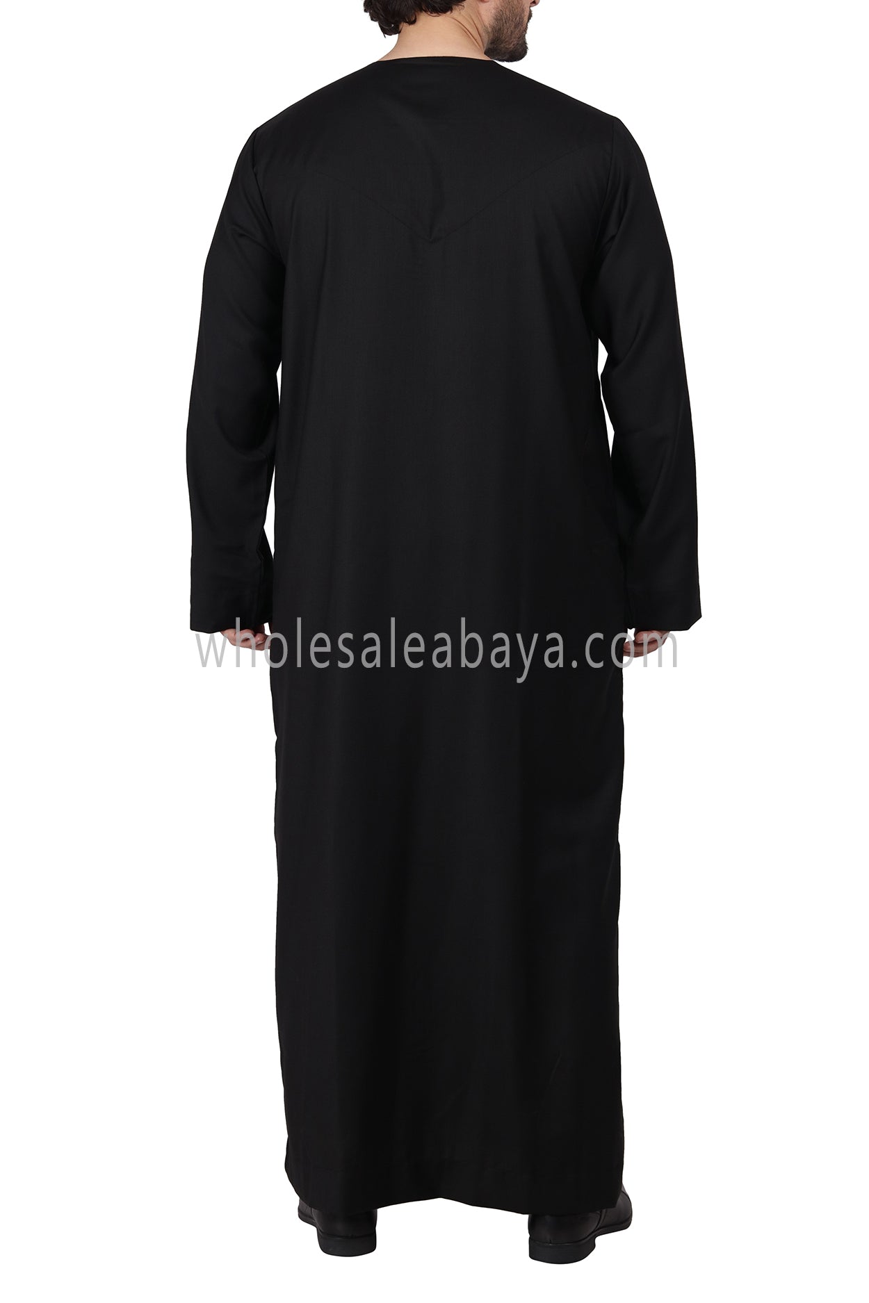 Premium Omani Thoube with Zip and Designer Tassel Khaki Green Colour