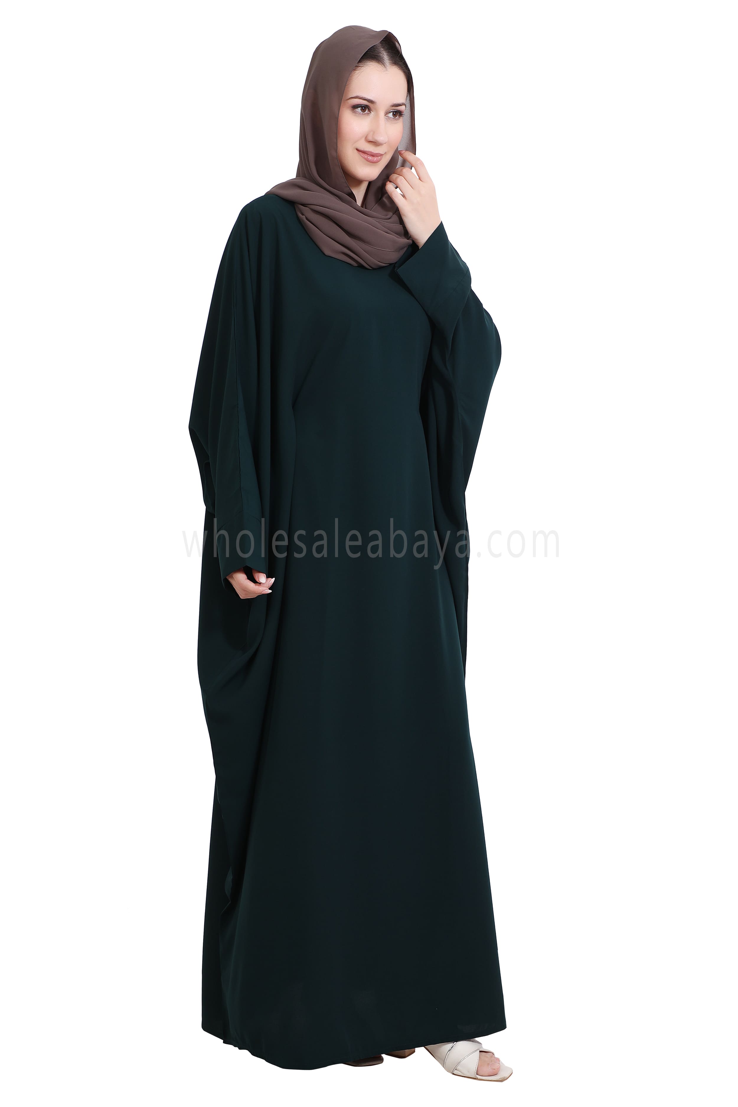 Plain Butterfly Style Abaya