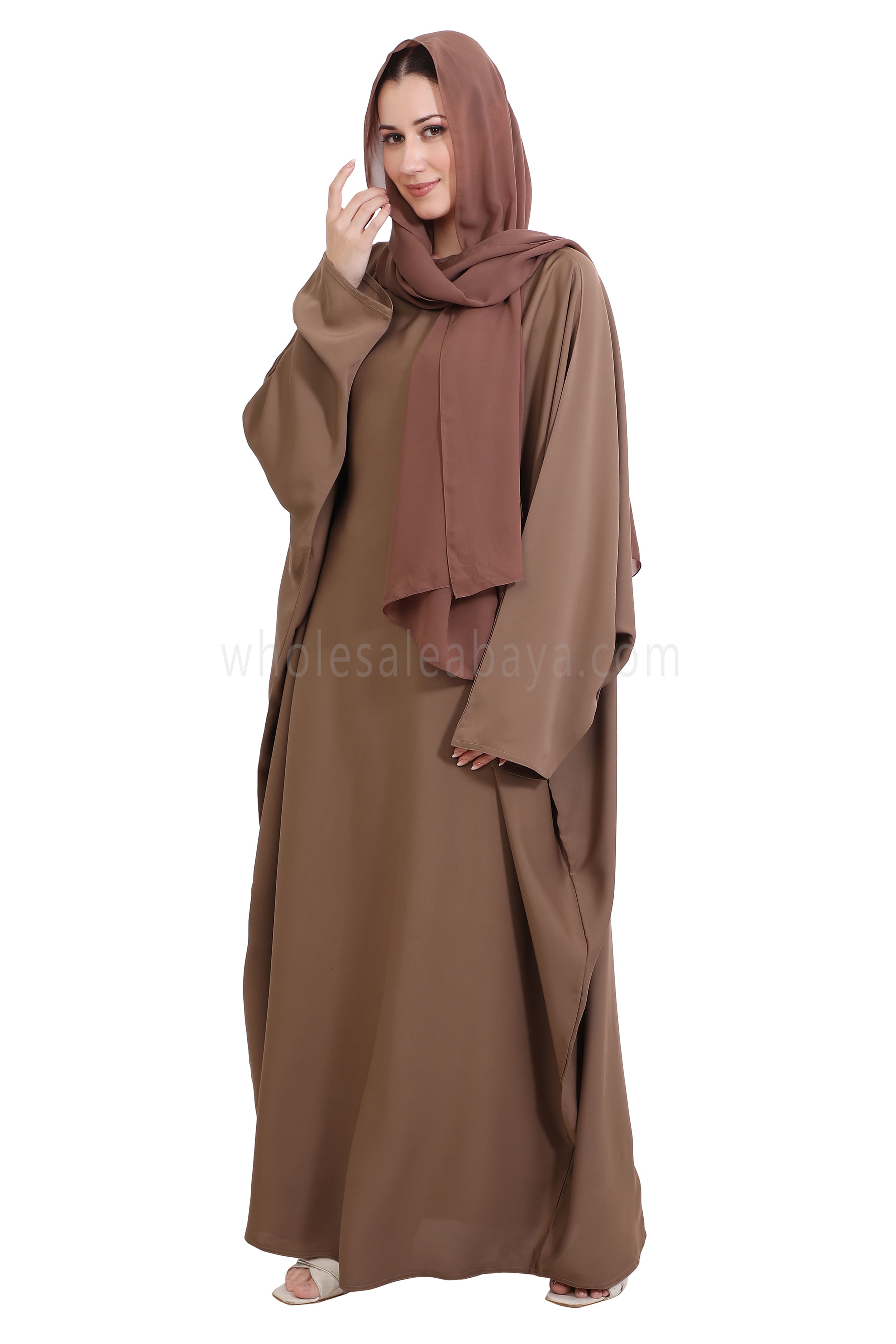 Plain Butterfly Style Abaya