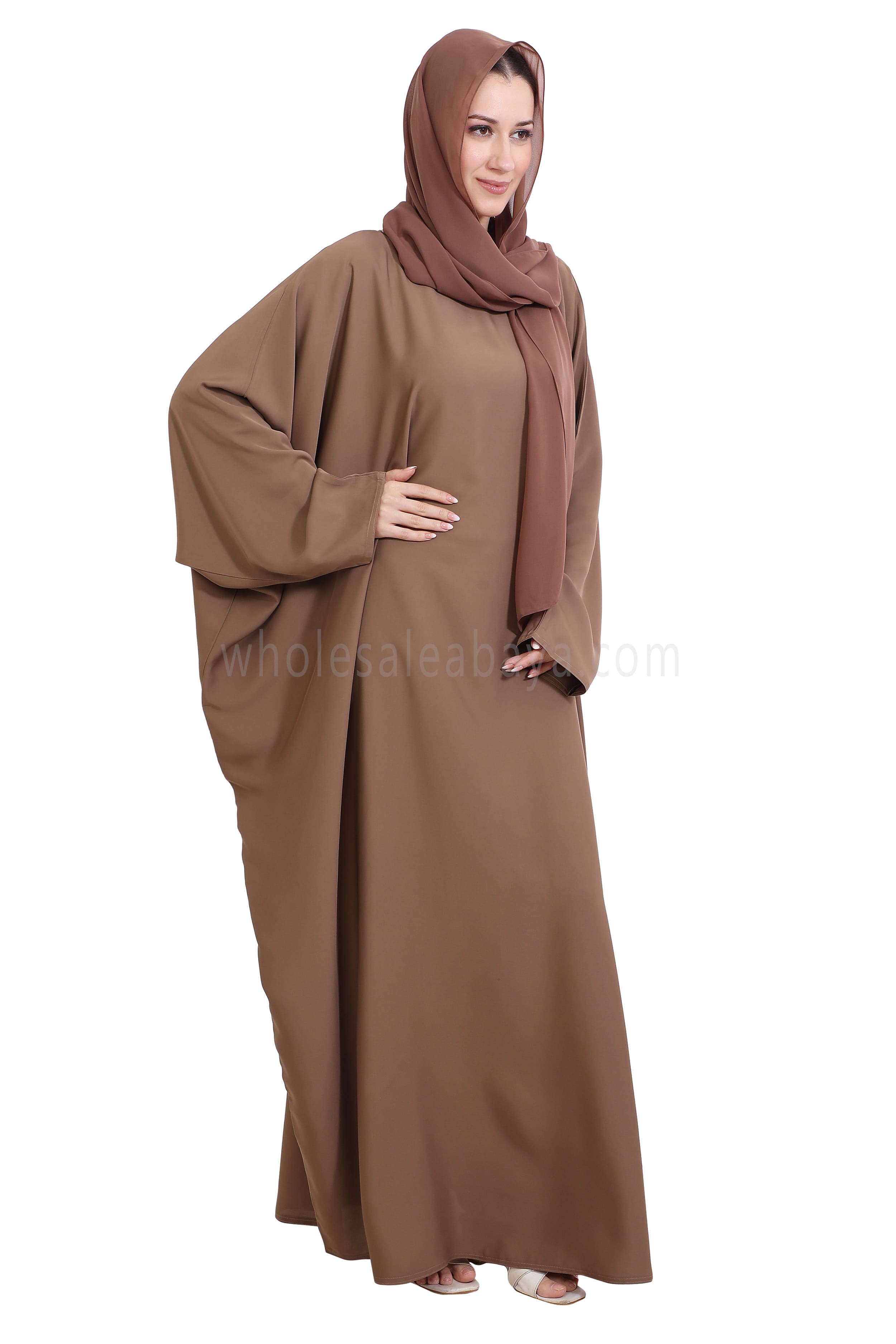 Plain Butterfly Style Abaya