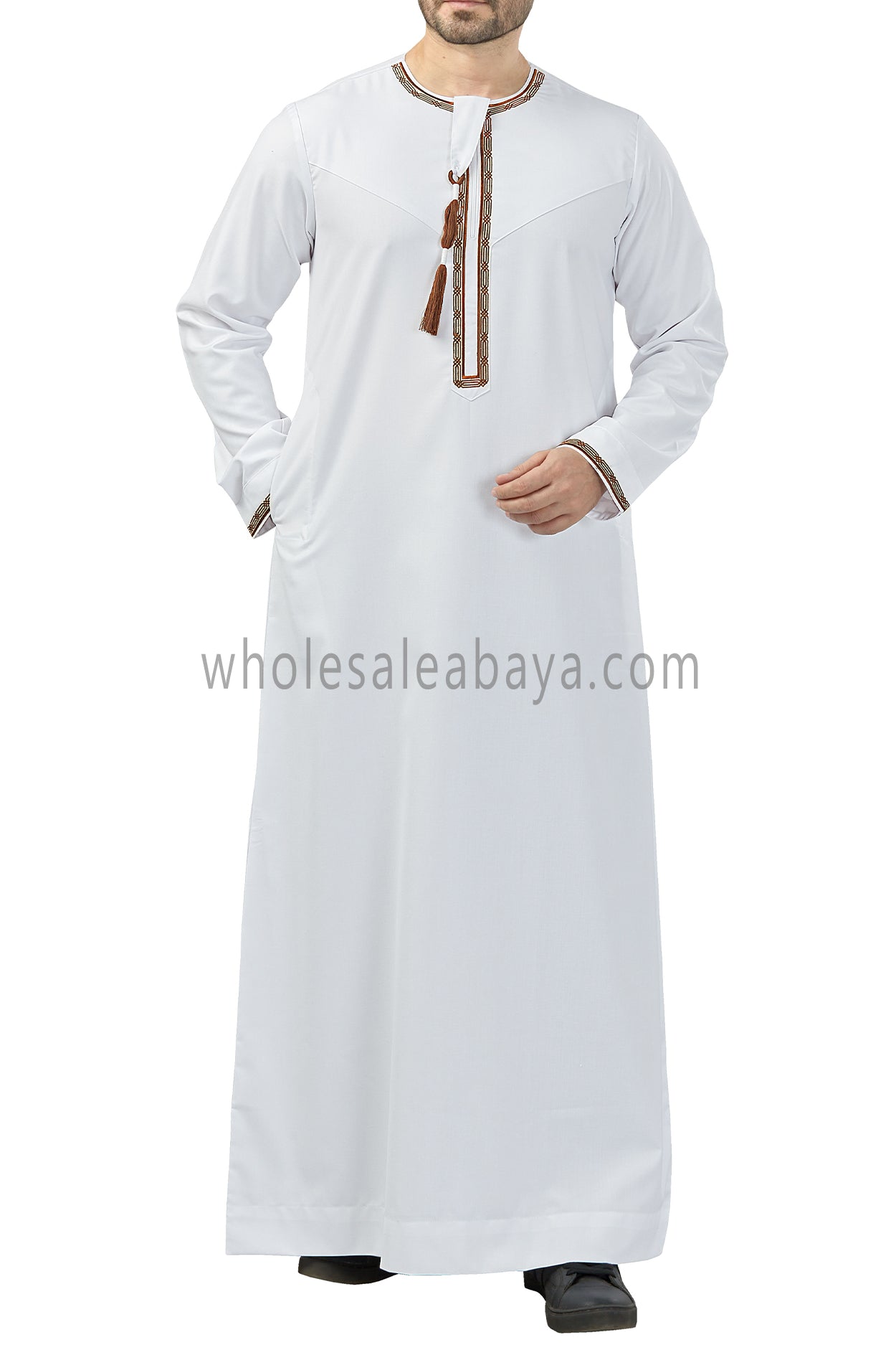 Premium Embroidered Omani Tassel Thoube