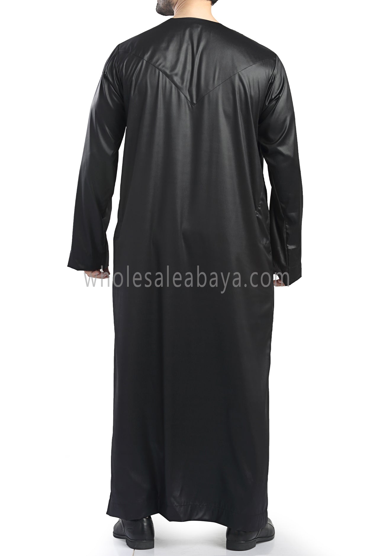 Men's Premium Quality Omani Style Thoube 90008 T Black