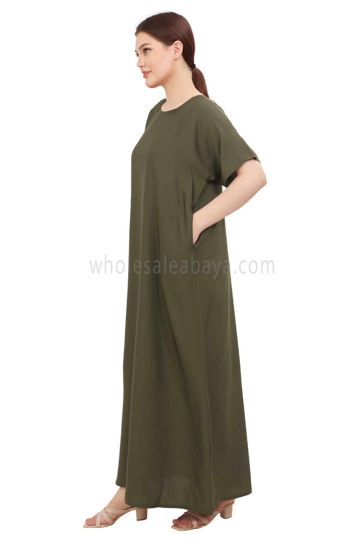 Inner Slip Half Sleeves 30330-HS Olive Green
