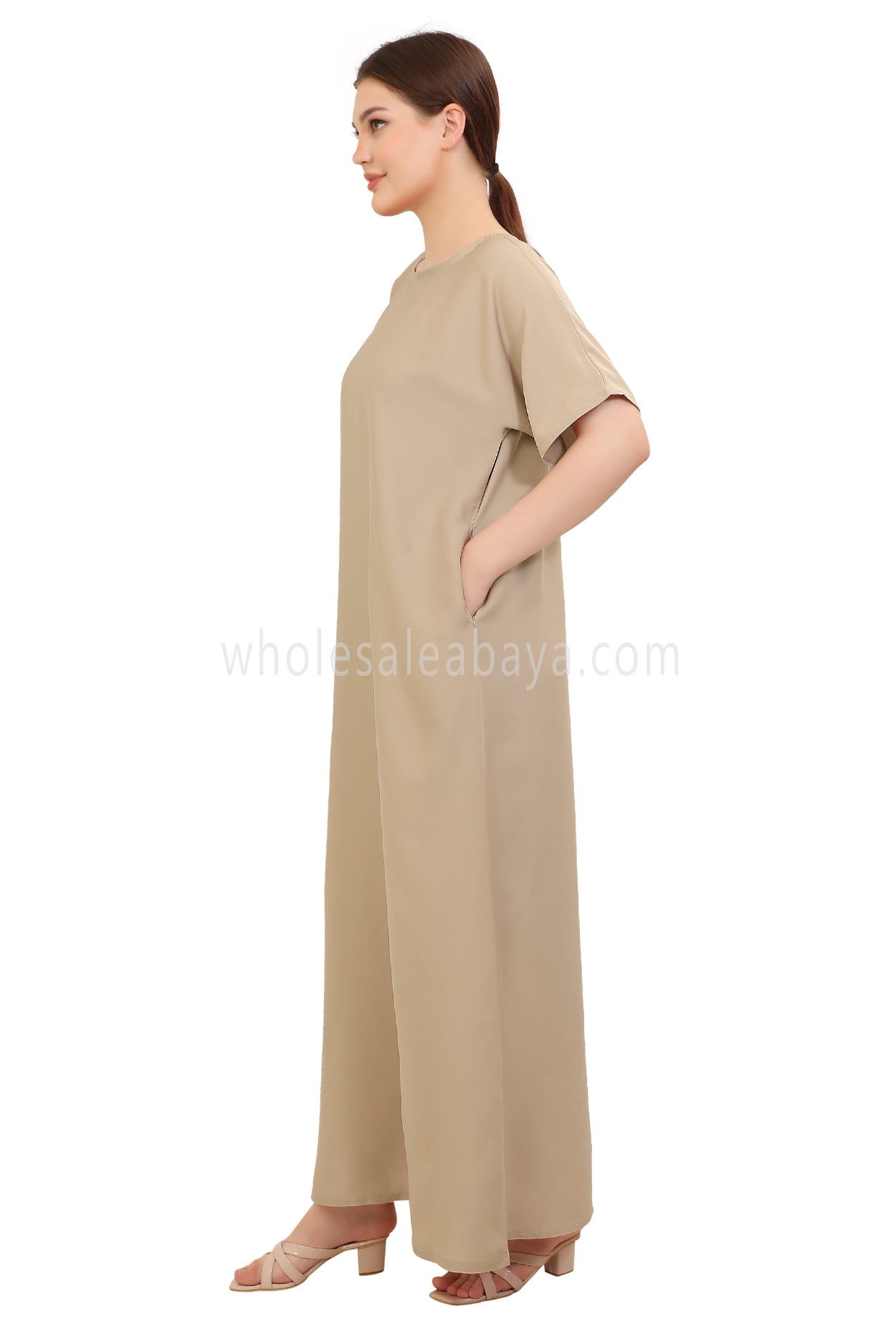 Inner Slip Half Sleeves 30330-HS Cream