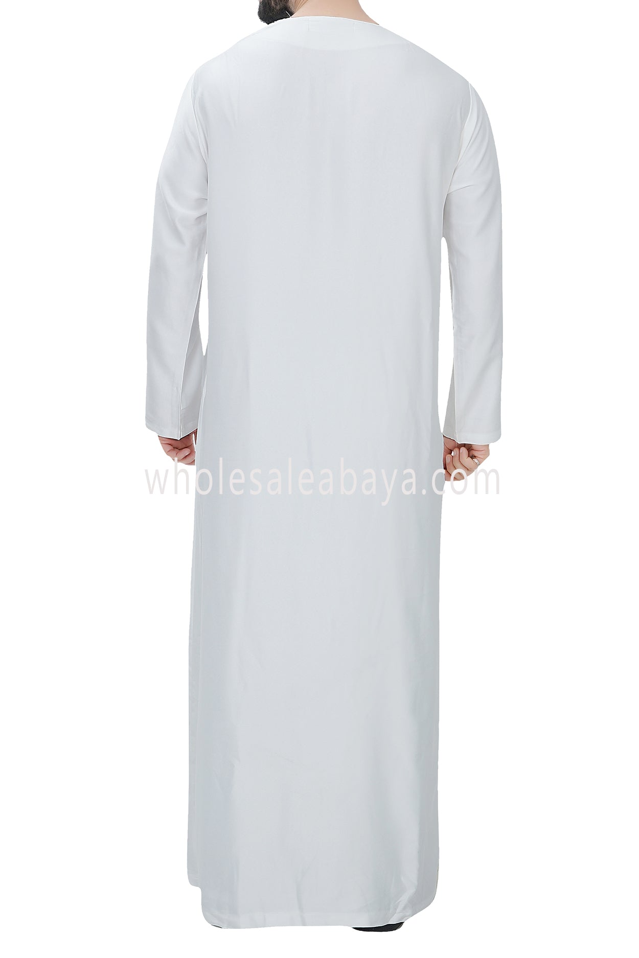 Latest design Men's Omani Style Thoube 90008 RL18 White