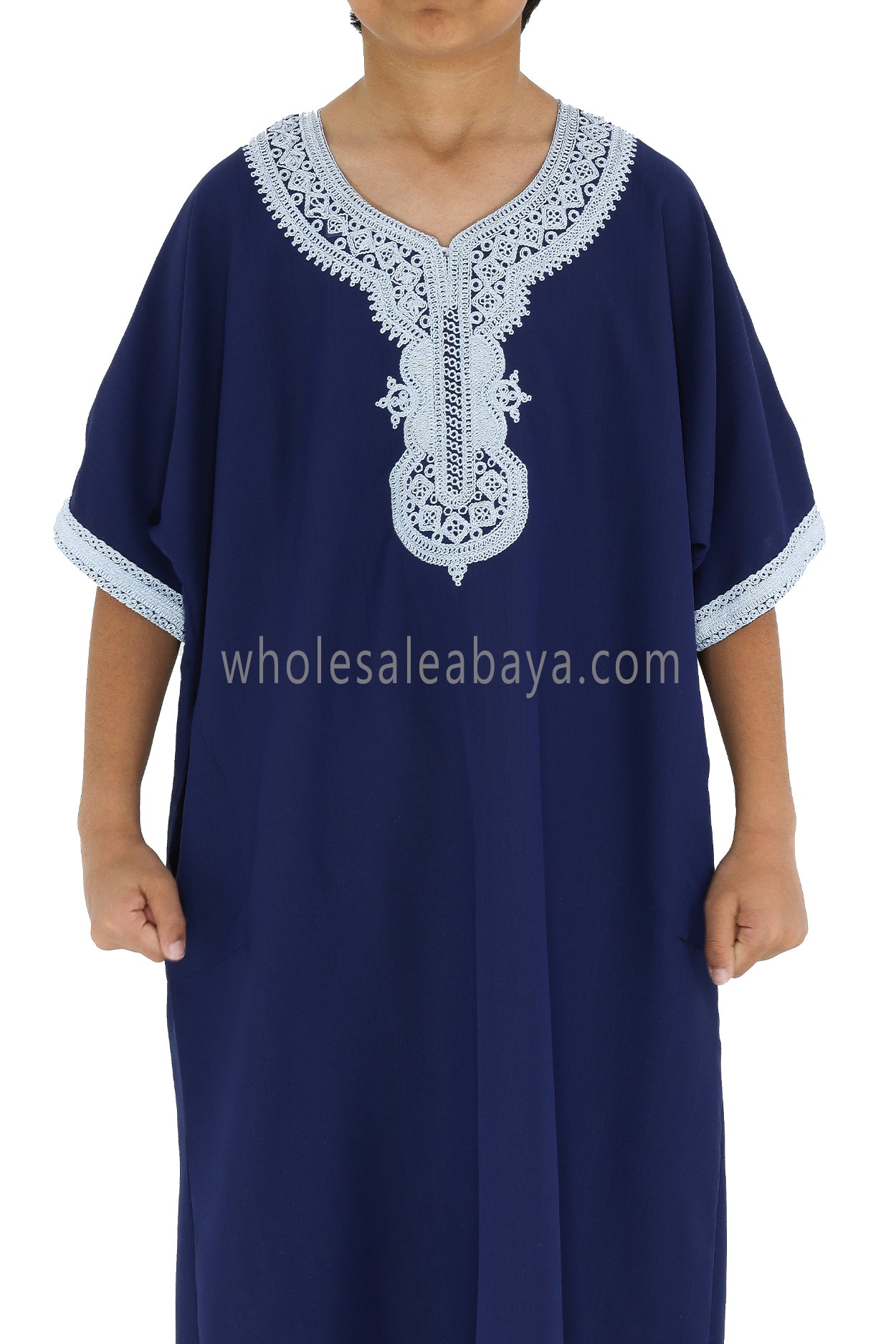 Boy's Moroccan Thoube Navy Blue