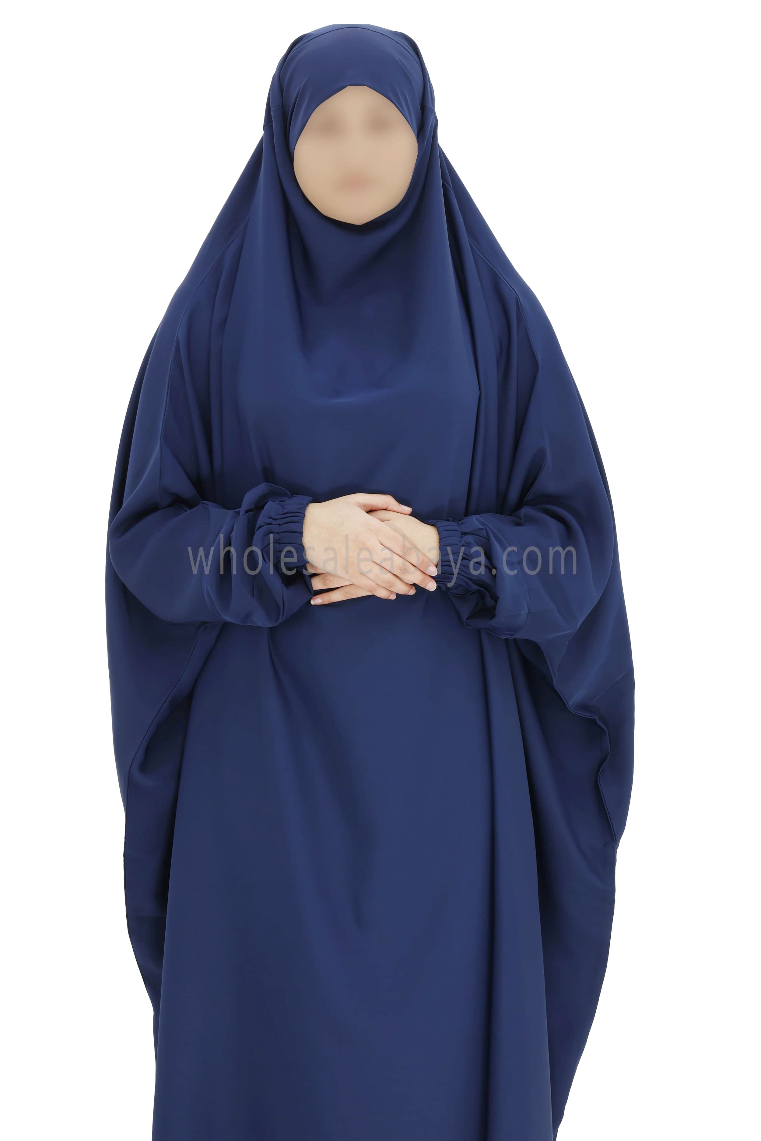 2 piece Jilbab With Naqaab Blue