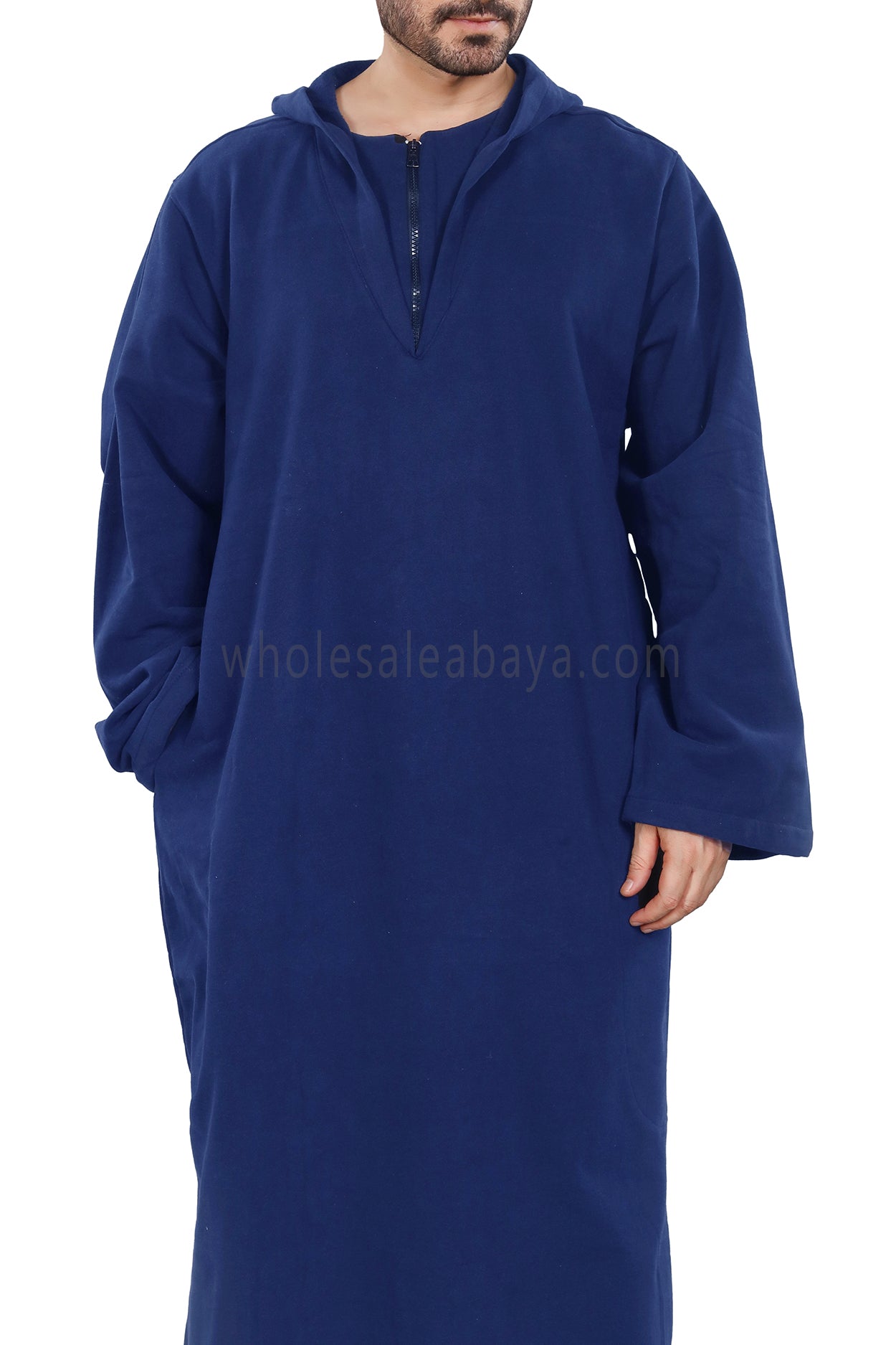 Men's Winter Hoodie Thoube 90016 Navy Blue