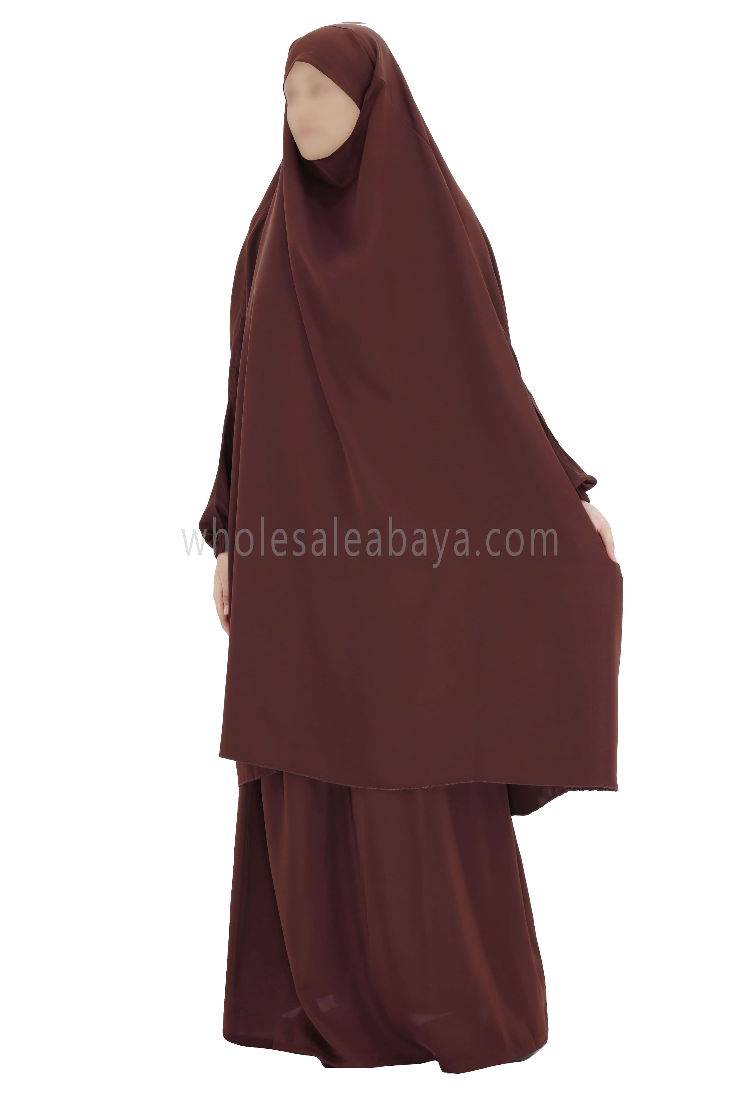 Premium 3 PC Jilbab With Skirts & Naqaab