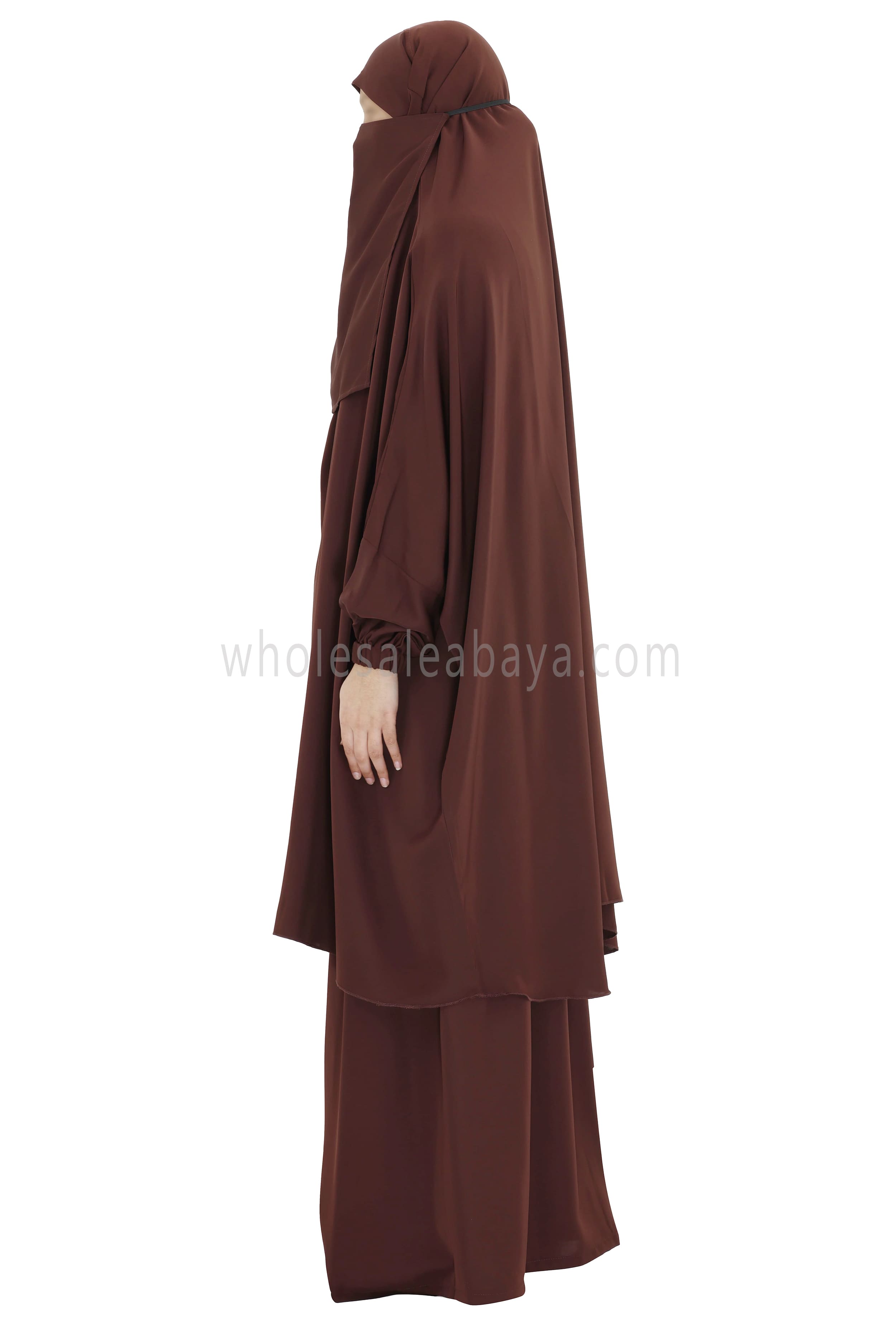 Premium 3 PC Jilbab With Skirts & Naqaab