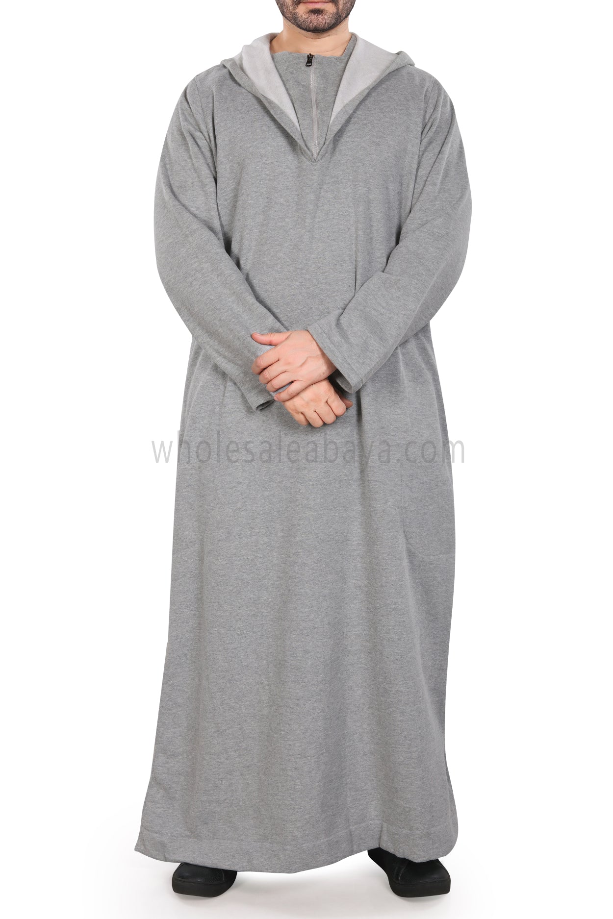 Men's Winter Hoodie Thoube 90016 Grey