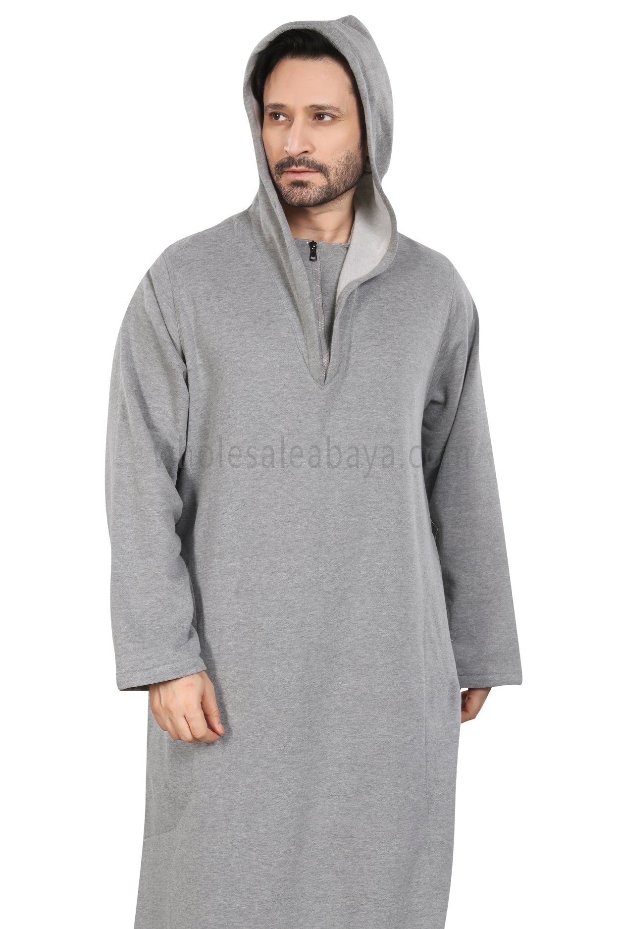 Men's Winter Hoodie Thoube 90016 Grey