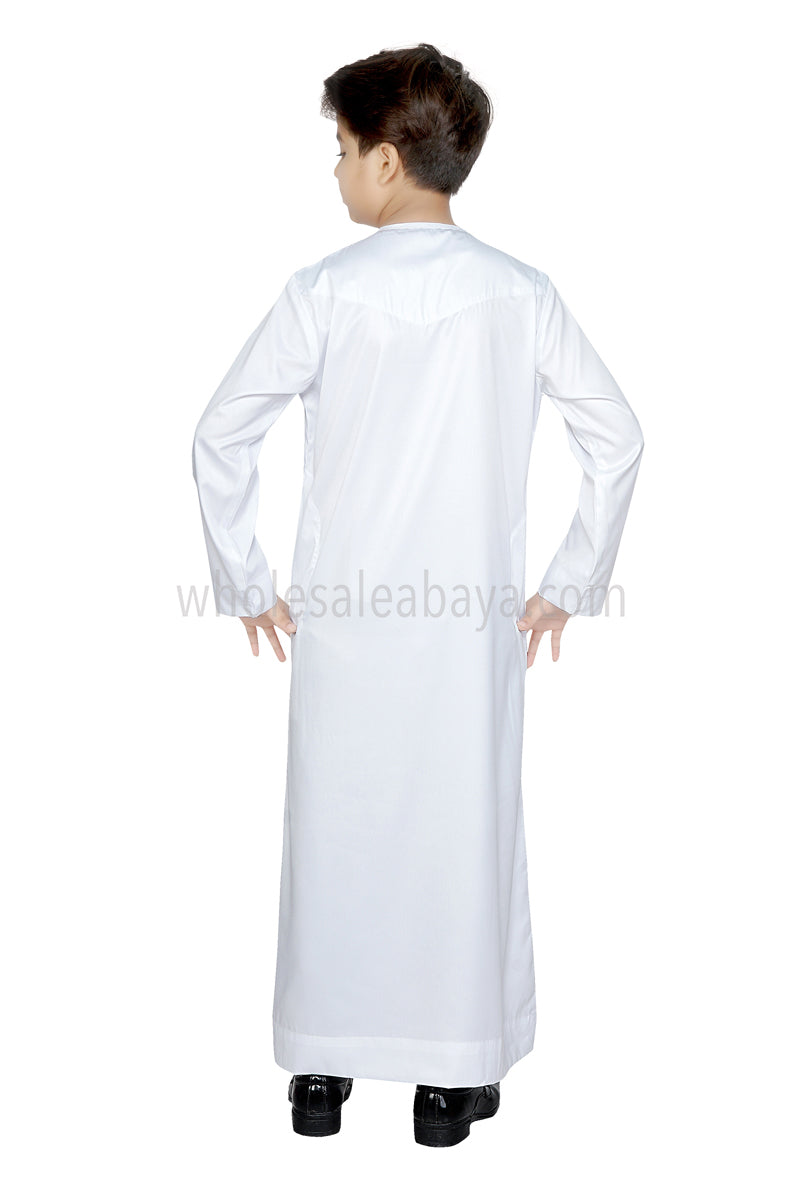 Designer Omani Style Zip Thoube 10018