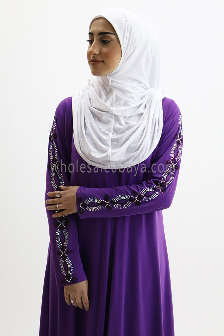 Exclusive Beads And Stone Work Women's Modest Wear Abaya 20057