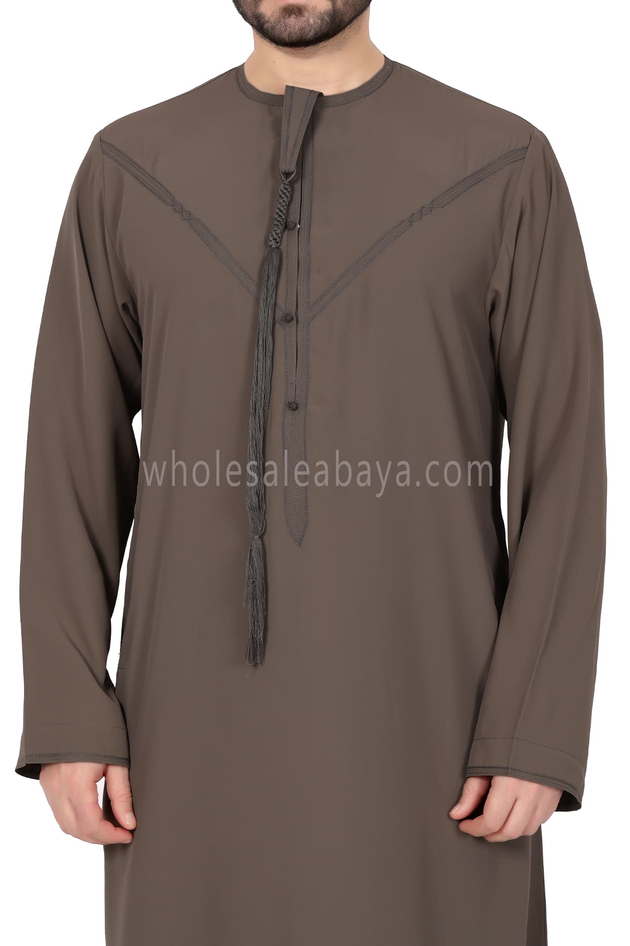 Men's Traditional Emirati Style Thoube 90008 ER Zibda