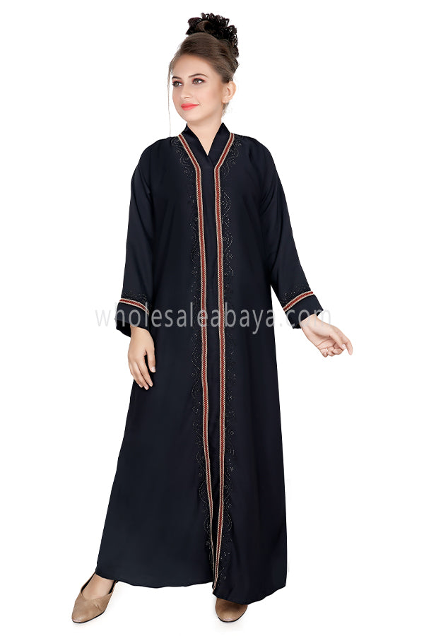 Latest Design Girls Islamic Abaya In premium Nida Fabric 70097