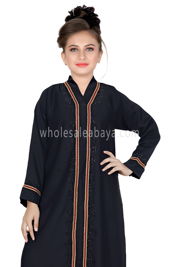 Latest Design Girls Islamic Abaya In premium Nida Fabric 70097
