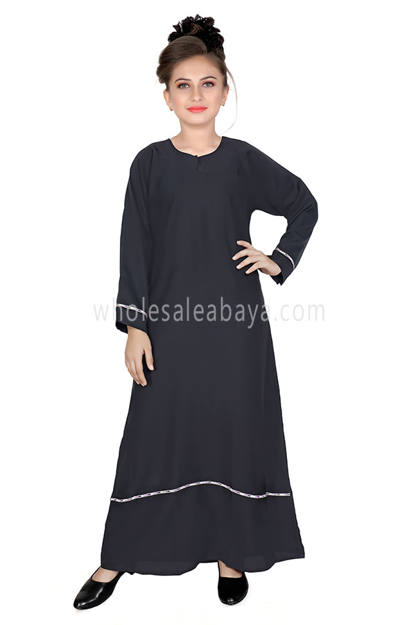 Latest Design Girls Islamic Abaya In premium Nida Fabric 70098