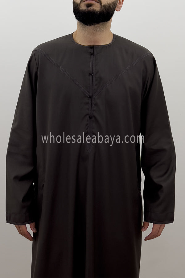 Men's Traditional Emirati Style Thoube 90008 ER TR A5