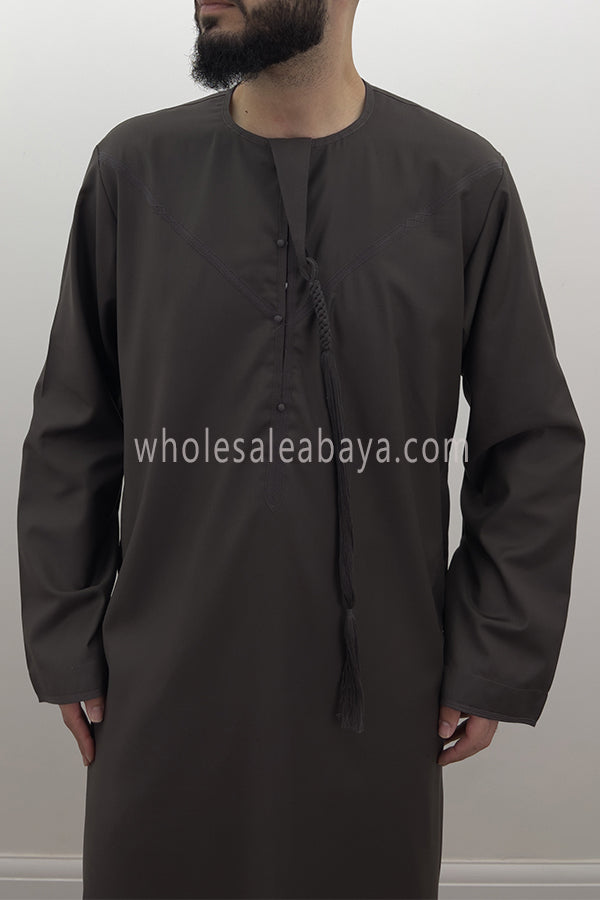 Men's Traditional Emirati Style Thoube 90008 ER TR A1