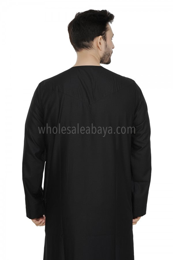 Men's Omani Style Thoube 90008 RL12 Black