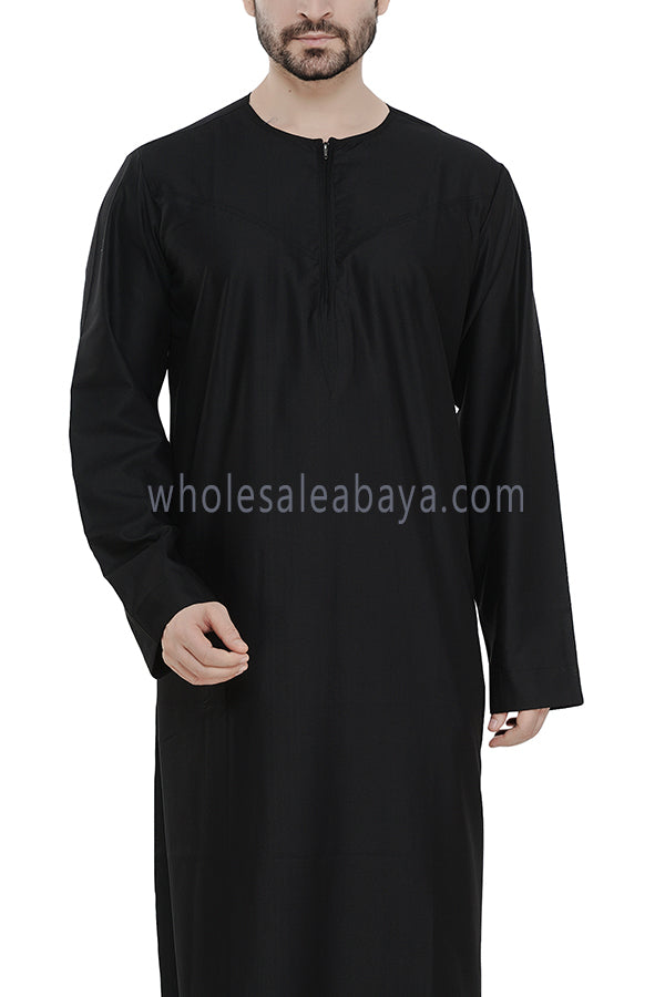 Men's Omani Style Thoube 90008 RL12 Black