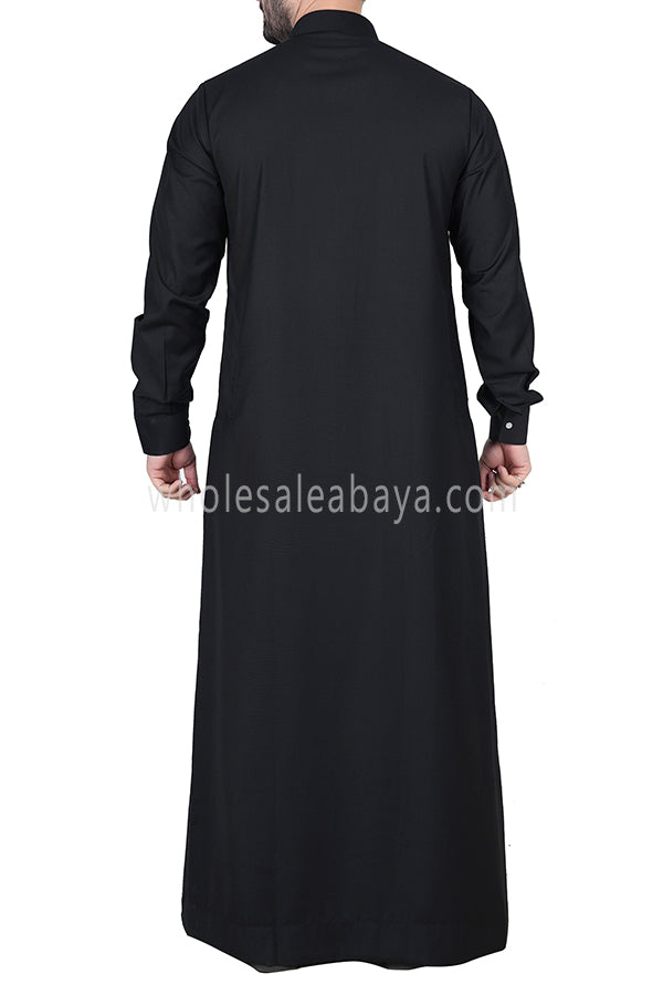Men's Classic Collar Thoube 90053  Black