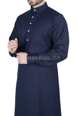 Men's Classic Collar Thoube 90053  MR11  Navy Blue