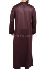 Men's Omani Style Thoube 90008 S Burgundy