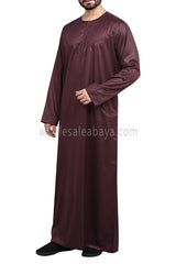 Men's Omani Style Thoube 90008 S Burgundy