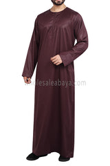 Men's Omani Style Thoube 90008 S Burgundy