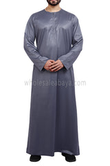 Men's Omani Style Thoube 90008 S Grey