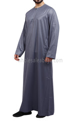 Men's Omani Style Thoube 90008 S Grey