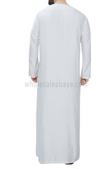 Latest Design Men's Omani Style Thoube 90008  RL18  White