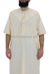 Men's Premium Emirati Thoube  Light Cream