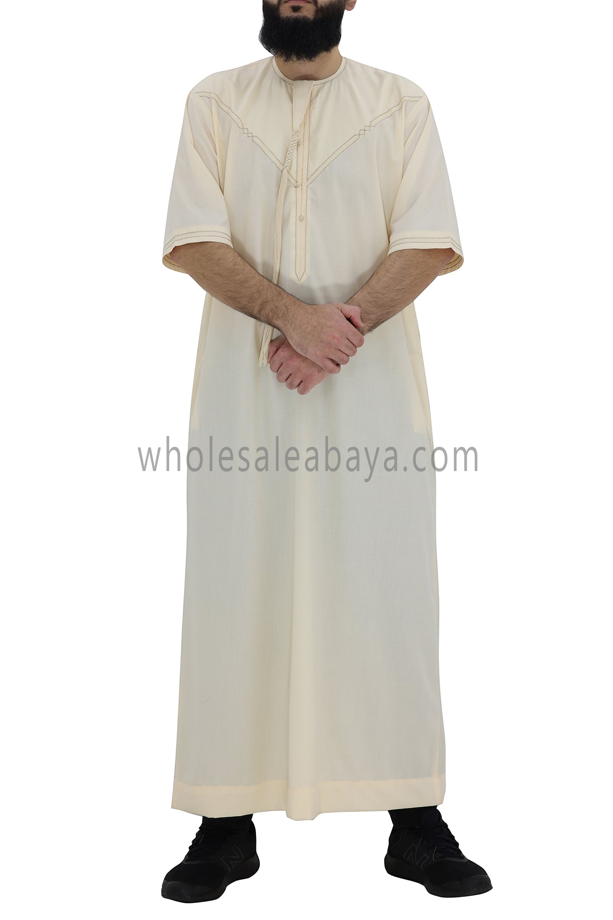 Men's Premium Emirati Thoube  Light Cream