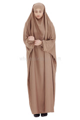 2 piece Jilbab With Naqaab C-9 Caramel Brown