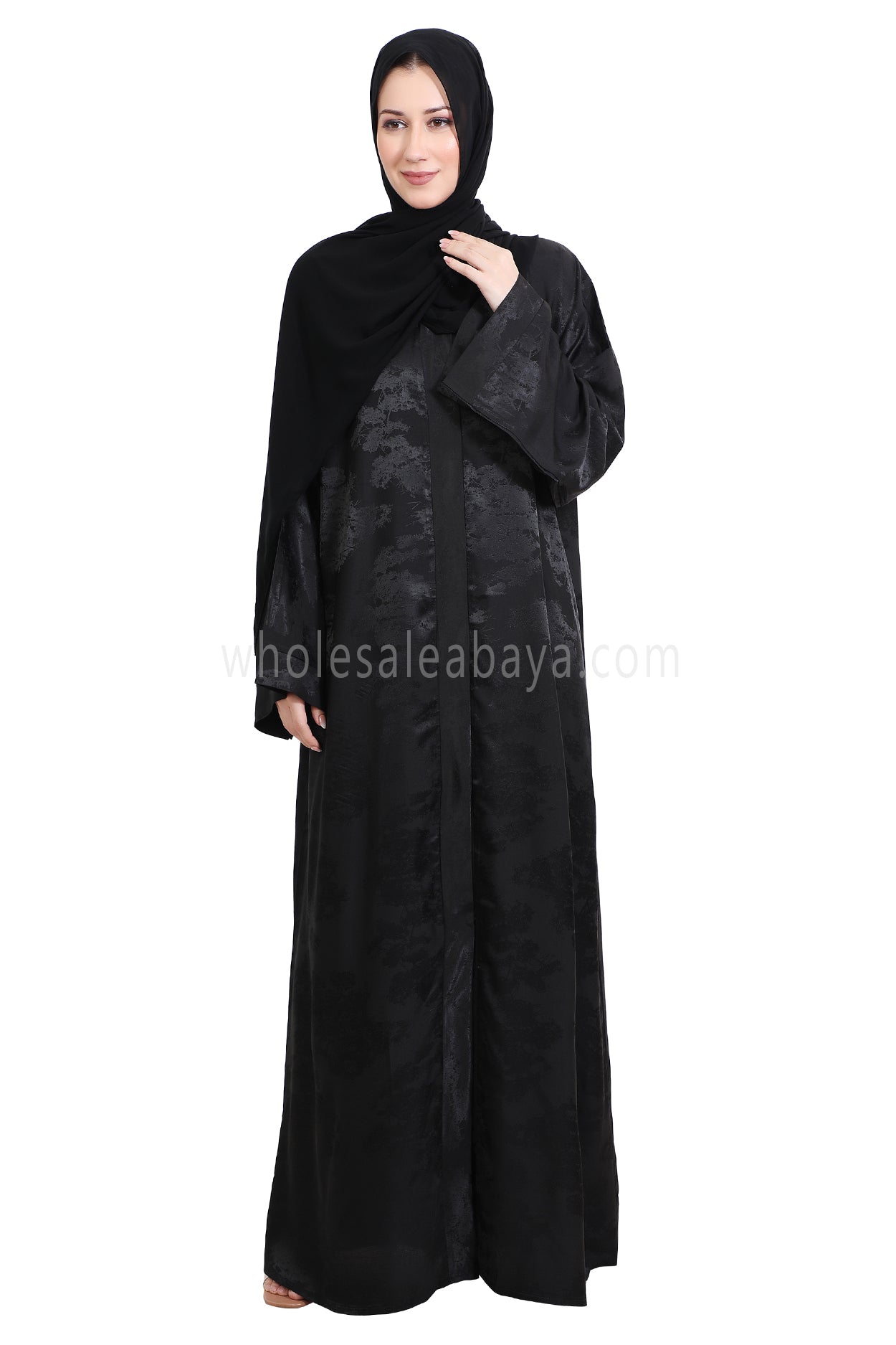 Urban Jacquard Open Abaya