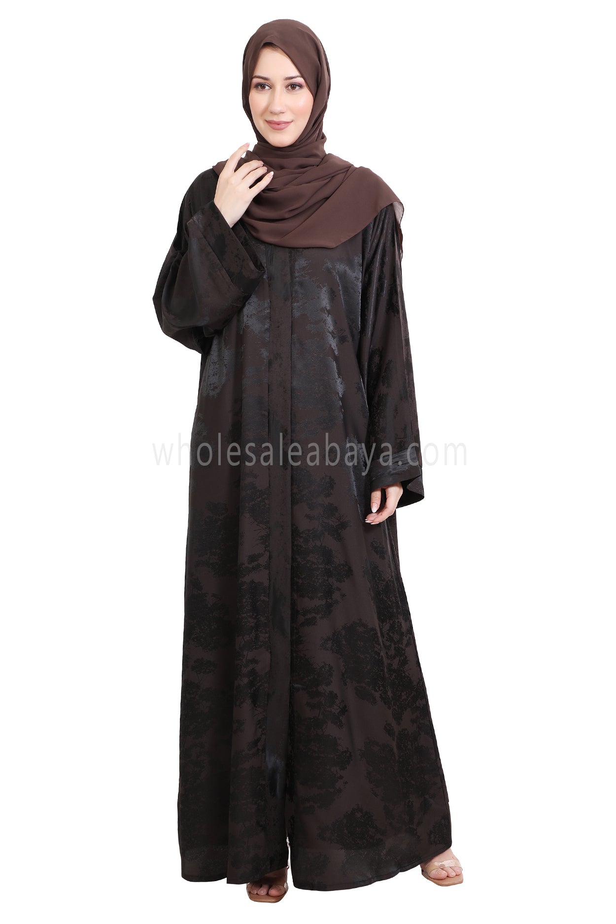 Urban Jacquard Open Abaya